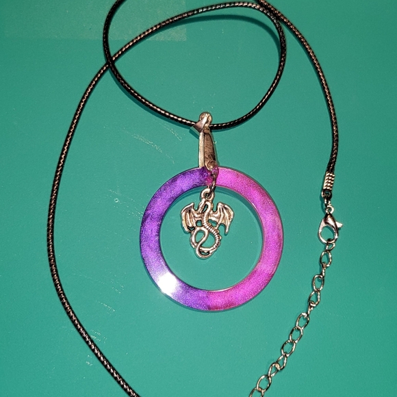 Hand Crafted Dragon Necklace - Picture 2 of 2
